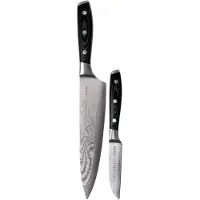 Eden Küchenmesser Classic Damast koksmes 20cm en schilmes