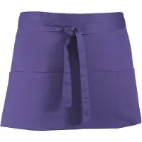 Premier Dames/Dames Kleuren 3 Zakschort / Werkkleding (Paars)