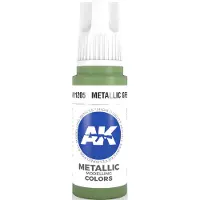 AK-Interactive Metallic Green Acrylic Modelling Color - 17ml - AK-11205