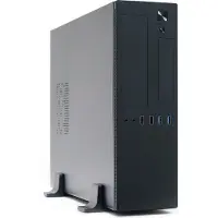 LC-Power Micro-ATX / Mini-iTX Slimline Tower Desktop Behuizing - 2x USB3.0 / 2x USB2.0 - 400W TFX