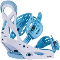 Burton - Snowboard bindingen - Smalls Dusty Blue voor Unisex - Kindermaat L - Blauw
