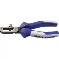 Promat /Tecwerk Draadstriptang | lengte 160 mm | gepolijst meercomponentenhulzen | met openingsveer - 4000810102