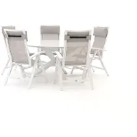Bellagio + 10% kassakorting | Lugo/Lodola ø 150cm dining tuinset 6-delig verstelbaar