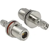 DeLOCK N (v) - RP-SMA (m) inbouw adapter / 50 Ohm