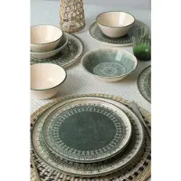 Keramika Serviesset maya 24 delig 6 personen stoneware