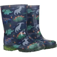 Mountain Warehouse Kinder/Kinder Splash Unicorn en Regenboog Lichtgevende Wellington Laarzen (Marine)