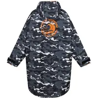 Regatta Camouflage Waterdichte Veranderjas voor Kinderen/Kinderen (Zwart/perzik)