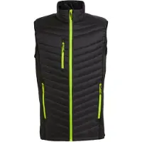 Regatta Heren Navigate Gewatteerd Hybride Gilet (Zwart/Lijkgroen)