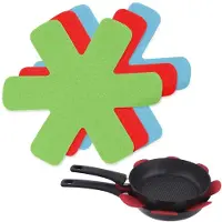 Excellent houseware - Panbeschermer - 18 cm - Set van 5 - Synthetisch Vezel
