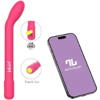 Adalet Gently - app-gestuurde G-spot- en prostaatvibrator (roze)