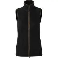 Premier Dames/dames Artisan Fleece Gilet (Zwart/Bruin)