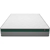 Vente-unique Bedset 160 x 200 cm - Bedbodem met lichte houtkleur en opbergruimte + matras met pocketveren - PRESTIGE van YSMÉE