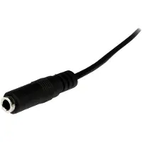 StarTech.com 2 m slanke 3,5 mm stereo-audioverlengkabel - M/F
