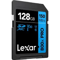 Lexar 128gb Sdxc 800x Pro Blue Series Uhs-i V30 150mbs