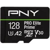 PNY Elite Uhs-i C10 U3 V30 128gb Geheugenkaart