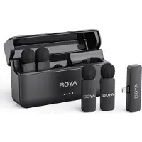Boya BY-V4D microfoon Zwart Microfoon met bevestigingsclip