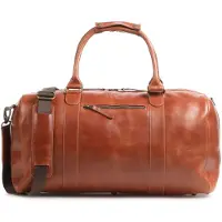 Buckle up Willow Weekendtas cognac