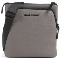 Armani Exchange Heren Crossbodytas van kunstleer met grijs logo (OSFA), Casual, Polyester XM002033AF19929U6107