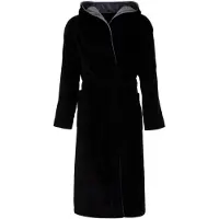 Badrock zwarte badjas met capuchon XL/XXL