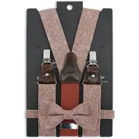 Sir Redman Bretels Combi Pack Sposo Stiloso Burgundy - | Rood | Maat one size
