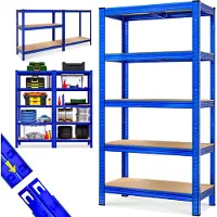 Monzana Stellingkast Blauw 180x90x40cm tot 875kg