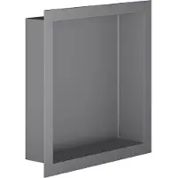 BES LED Inbouwnis - Leoni Prim - 30x30x7cm - Gunmetal Grijs