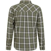 Mountain Warehouse Heren Clyde Geruit Overhemd (Kaki Groen)