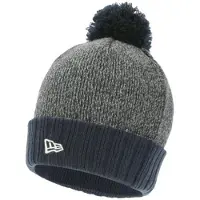 New Era Gebreide Pom Pom muts (Grijs/Navy)