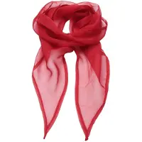 Premier Dames/vrouwenwerk Chiffon Formele Sjaal (Rood)