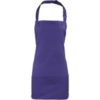 Premier Kleuren 2-in-1 schort / werkkleding (Pack of 2) (Paars)