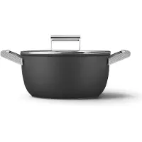 Smeg Kookpot 24 cm Zwart CSF2412BLM