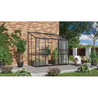 Vitavia Tuinkas Ida 3300 - Polycarbonaat 4mm - Zwart - 255x132x222cm