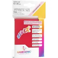 GameGenic Japanese Sized Sleeves 62x89mm Rood (60 stuks)