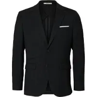 Selected Colbert 'SLHOASIS' zwart gemêleerd / wit