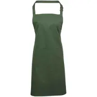 Premier Unisex Volwassenenschort met zakken (Mos)