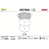 Valeo 302786A Remblokken