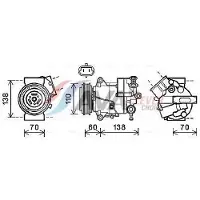 Ava Cooling OLAK607 Aircopomp