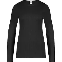 Ten Cate thermoshirt met Viloft en ribstructuur zwart female | Maat: XL