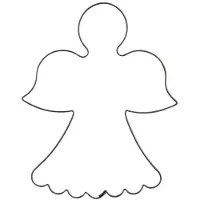 Orion - RVS Knutsel - Aniołek - 9,5 cm - Vaatwasserbestendig