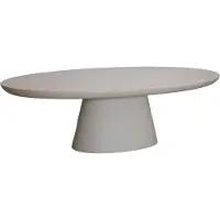 Giga Meubel Loungetafel Cleo Ovaal Beige 130cm