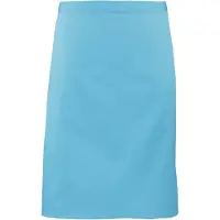 Premier Dames/Dames Mid-Length Apron (Pakket van 2) (Turquoise)