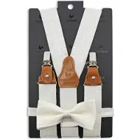Sir Redman Bretels Wedding Combi Pack Festive Leaves Off-white -