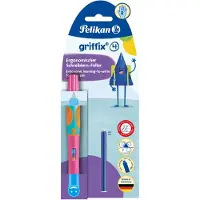 Pelikan Griffix vulpen - Rechtshandig - Roze - Blister