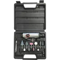 AWTOOLS Pneumatische rechte slijper - - - 20.000 t/min - 4-niveaus regelaar - 3/6 mm spantang