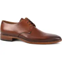 Suitable Leren Herenschoen Donkercognac | Cognac | Maat 43