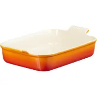 Le Creuset Rechthoekige Ovenschaal Oranje-rood 32cm 3,85l