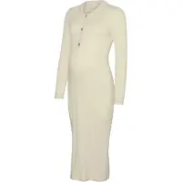 Mamalicious Gebreide jurk 'Lia' beige