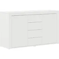 vidaXL Dressoir Wit 120 x 36 x 69 cm Bewerkt hout