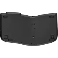 Kensington Pro Fit Ergo KB675 EQ - Toetsenbord - Oplaadbaar - TKL (ten keyless) - Draadloos - 2,4 GHz, Bluetooth - QWERTY - Italiaans - Zwart