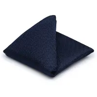 Suitable Zijde Pochet Navy - | Donkerblauw | Maat one size